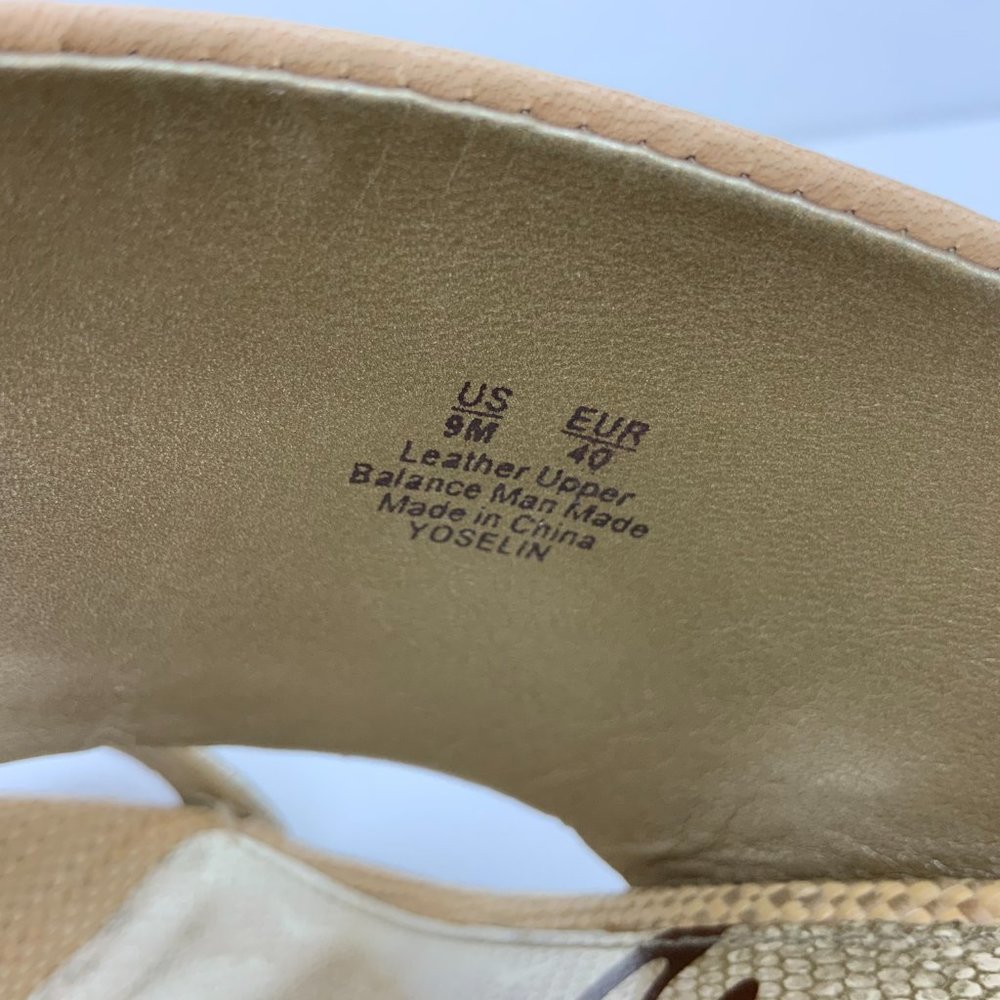 New Sam Edelman Yoselin Heels Sandals Tan/Beguie - Picture 8 of 16